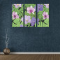 Orchids Canvas Wall Art 3 Pieces Framed Wall Pictures