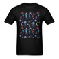 Jellyfish Black Heavy Cotton T-Shirt for Men