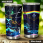 Rick & Morty Pink Floyd Dark Side of the Moon Tumbler