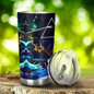 Rick & Morty Pink Floyd Dark Side of the Moon Tumbler