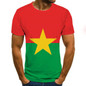 VanityVibe new summer men's T-shirt 3D flag printed