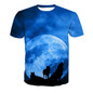 Wolf Lovers Printed 3D Casual Men's T-shirts VV Brand