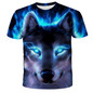 Wolf Lovers Printed 3D Casual Men's T-shirts VV Brand