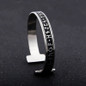 Stainless Steel Elder Futhark Bracelet