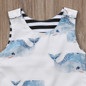 Kids Baby Boy Girl Jumpsuit O Blue Shark