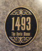 Personalized Haunted Mansion Inspired Address Sign/Plaque w/ Family Name