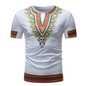 Fashion African Dashiki Print Men T Shirt 2018 Brand Casual Slim O-neck Short Sleeve T-shirt Men Hip Hop Tops Tees Mens Clothing