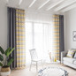 [byetee] Modern Striped Bedroom Window Curtain Tulle Living Room Blackout Kitchen Curtains Drapes for Balcony