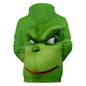 Christmas Hoodie Grinch Hoodies 3D Print Pullover Unisex Sweatshirt Causal Jacket