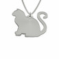 Cat Necklace 925 Sterling Silver Pendant Jewelry for Women Girls