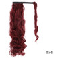 Ombre 22inches Vigorous Corn Wavy Long Ponytail Wrap on Clip Hair Extensions