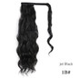 Ombre 22inches Vigorous Corn Wavy Long Ponytail Wrap on Clip Hair Extensions