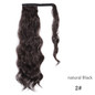 Ombre 22inches Vigorous Corn Wavy Long Ponytail Wrap on Clip Hair Extensions