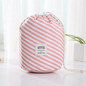 Hot Sale Round Waterproof Makeup Bag Travel Cosmetic bag Organizer Toiletry Makeup Bags For Women Ladies Box Neceser