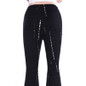 Wide Leg Pants Ladies  Black Plus Size Trousers
