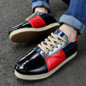 Men's Low Cut Patchwork Lace Up's