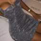 Bodycon Evening Party Sequins Strappy  Mini Dress