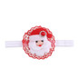 Newborn Christmas Headwear Girls kids Hair Bands Bows Headbands Flower Hair Accessories ornaments Elastic bands rim on the head
