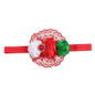 Newborn Christmas Headwear Girls kids Hair Bands Bows Headbands Flower Hair Accessories ornaments Elastic bands rim on the head