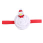 Newborn Christmas Headwear Girls kids Hair Bands Bows Headbands Flower Hair Accessories ornaments Elastic bands rim on the head