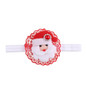 Newborn Christmas Headwear Girls kids Hair Bands Bows Headbands Flower Hair Accessories ornaments Elastic bands rim on the head