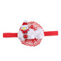 Newborn Christmas Headwear Girls kids Hair Bands Bows Headbands Flower Hair Accessories ornaments Elastic bands rim on the head