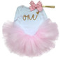 Newborn Bebes Dress For Baptism Gown Baby Girl 1st Birthday Outfits Infant Party Dress Tulle Tutu Dress For Toddler Girl Clothes