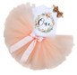 Newborn Bebes Dress For Baptism Gown Baby Girl 1st Birthday Outfits Infant Party Dress Tulle Tutu Dress For Toddler Girl Clothes