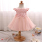 Newborn Bebes Dress For Baptism Christening Gown Baby Girl 1st 2nd Birthday Outfits Infant Party Dress Girl Clothes 3-24 Months