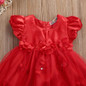 Newborn Baby Toddler Girl Dress Flower Princess Wedding Party Pageant Tulle TUTU Dresses Baby Girl Cute Dress