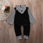 Newborn Baby Infant Boy Girl long sleeve Romper Hooded Jumpsuit playsuit Outfits Clothes Set