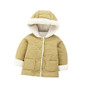 Newborn Baby Girls Winter Coats 2017 New Infant Baby Girl Jacket Thick Warm Baby Hooded Cotton Clothing Baby Girls Outerwear
