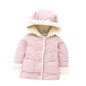 Newborn Baby Girls Winter Coats 2017 New Infant Baby Girl Jacket Thick Warm Baby Hooded Cotton Clothing Baby Girls Outerwear
