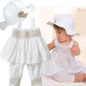 Newborn Baby Girls Princess Dress Tops Pants Hat 3pcs Kids Outfits Sets Baby Girls Clothes Set Girls Clothing Set 0 24M