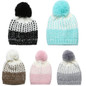 Newborn Baby Girls Boys Winter Warmer Wool Fur Kids Cap Pompom Ball Knitted Hat Beanies Children Girl Boy Wool Fur Ball Cap