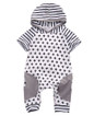 Newborn Baby Girls Boy Clothing Hooded Romper Cross Short Sleeve Jumpsuit Cute Outfits Baby Boys Clothes