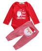 2Pcs Newborn Baby Girls Boys Christmas Clothes Santa Claus Romper +Pants Outfits Long Sleeve Kids Boy Girl Clothes 0-18M