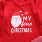 2Pcs Newborn Baby Girls Boys Christmas Clothes Santa Claus Romper +Pants Outfits Long Sleeve Kids Boy Girl Clothes 0-18M
