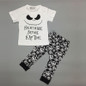 2pcs Newborn Baby Boys Girls Clothes Infant Toddler Short Sleeve T-shirt Tops + Pants Leggings Outfit Kids Clothing Set 0-18M