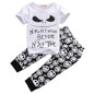 2pcs Newborn Baby Boys Girls Clothes Infant Toddler Short Sleeve T-shirt Tops + Pants Leggings Outfit Kids Clothing Set 0-18M