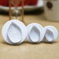 3PCS/SET Fondant Rose Leaves Mold Cake Cutter Cookies Sugarcraft Decorating Tool Cake Baking DIY Tools Cake Cutters ZH848