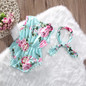 2Pcs/Set Newborn Infant Baby Girl Floral Romper Sleeveless Tassel Jumpsuit +Headband Sunsuit Outfits Clothes