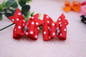 2pcs/pair  Pet Hair Bows Rubber Bands With Rhinestone Pet Dog Bows Cute Bowknot Dog Hair Bows Grooming Product