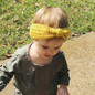 Newborn Knit Crochet Top Knot Elastic Turban Headband Kids Girls Head wrap Hair Bands Ears Warmer Headband Accessories