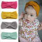 Newborn Knit Crochet Top Knot Elastic Turban Headband Kids Girls Head wrap Hair Bands Ears Warmer Headband Accessories