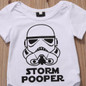 Newborn Infant Baby Boy Girls Short Sleeve Star Wars Bodysuit Jumpsuit Cartoon Sunsuit Outfits