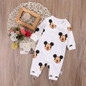 Newborn Infant Baby Boy Girl Kids minnie long sleeve Romper Clothes Outfit
