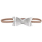 Newborn Girls Nylon Headband Leather Hair Bows Bowknot Headwear For Kids Children Hair Accessories Boutique Elastic Hair Band