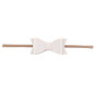 Newborn Girls Nylon Headband Leather Hair Bows Bowknot Headwear For Kids Children Hair Accessories Boutique Elastic Hair Band