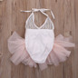 Cute Princess Baby Girl Dress Lace Tulle Romper Jumpsuit Outfits Baby Dress Tutu Girl Dress Sunsuit